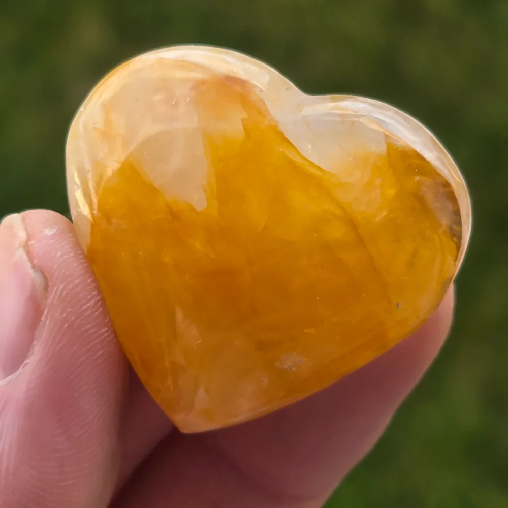 Сърце Golden Healer, кварц лимон модел мини10
