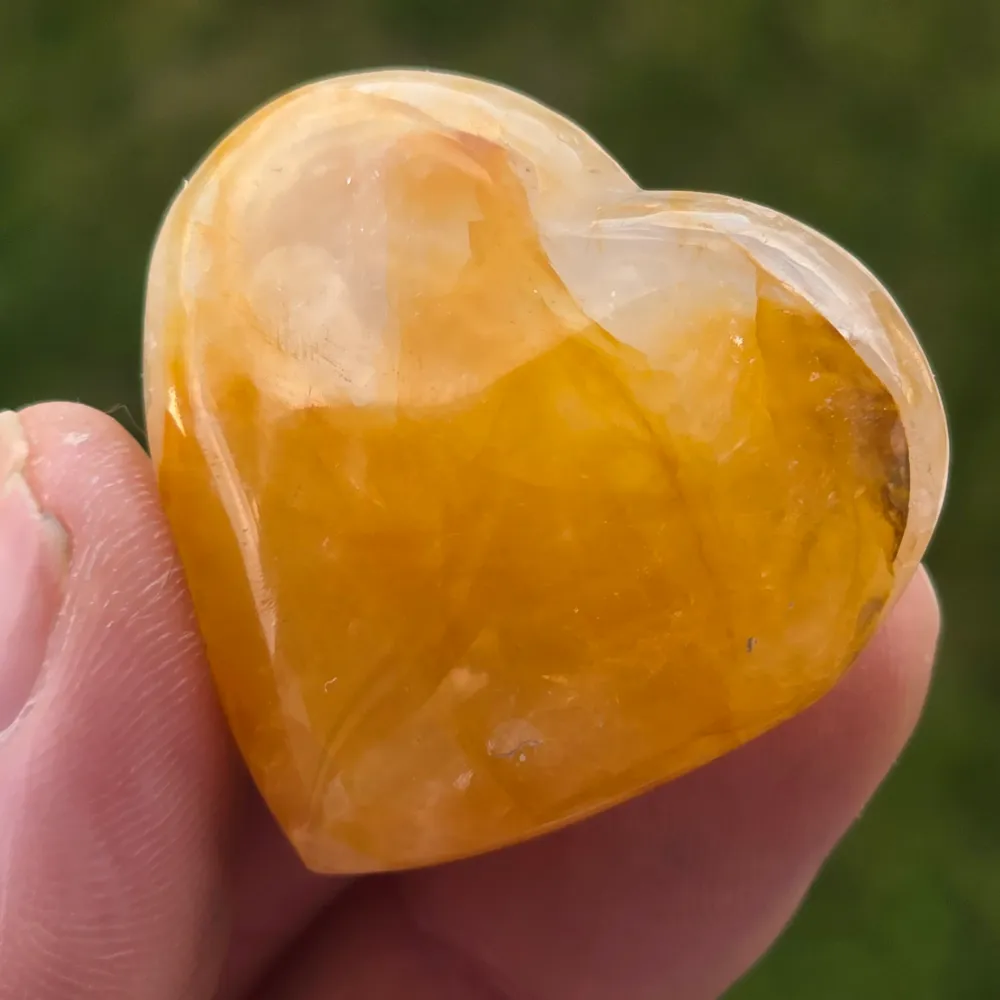 Сърце Golden Healer, кварц лимон модел мини10