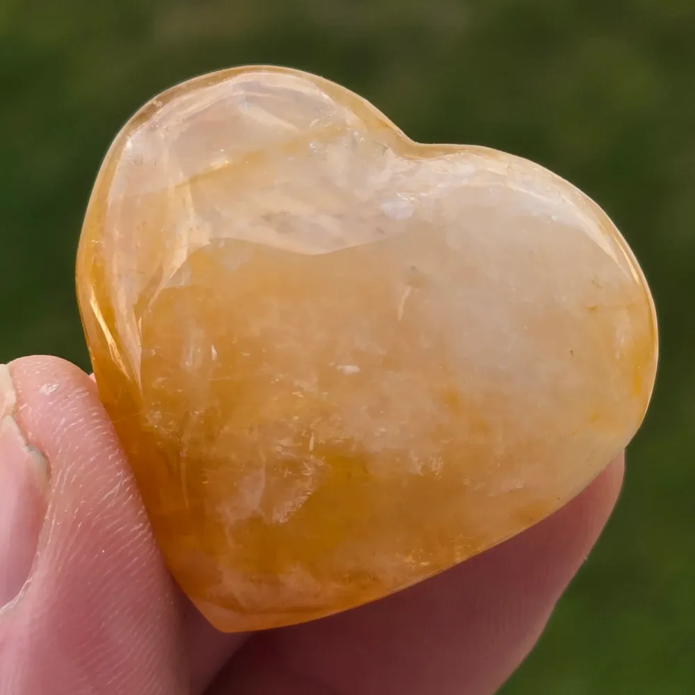 Сърце Golden Healer, кварц лимон модел мини10
