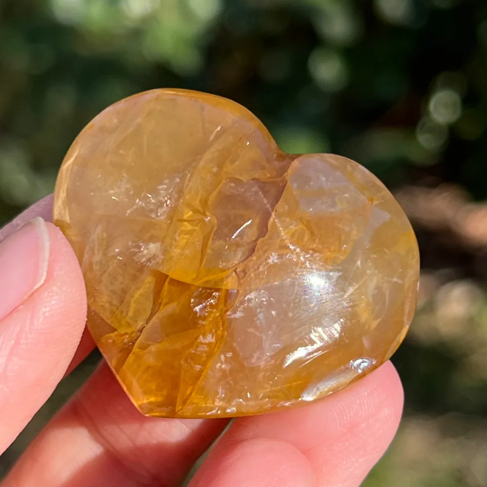 Сърце Golden Healer, кварц лимон, модел мини6