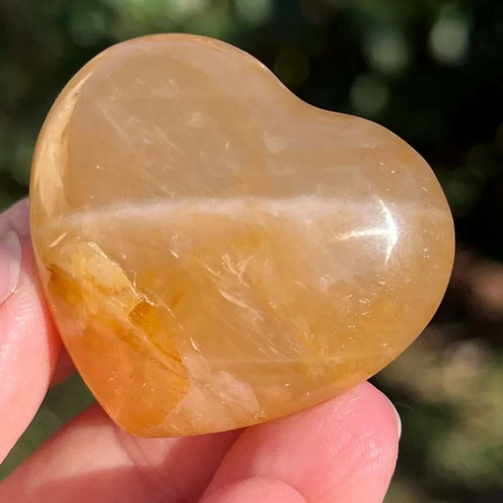Сърце Golden Healer, лимонов кварц модел мини1