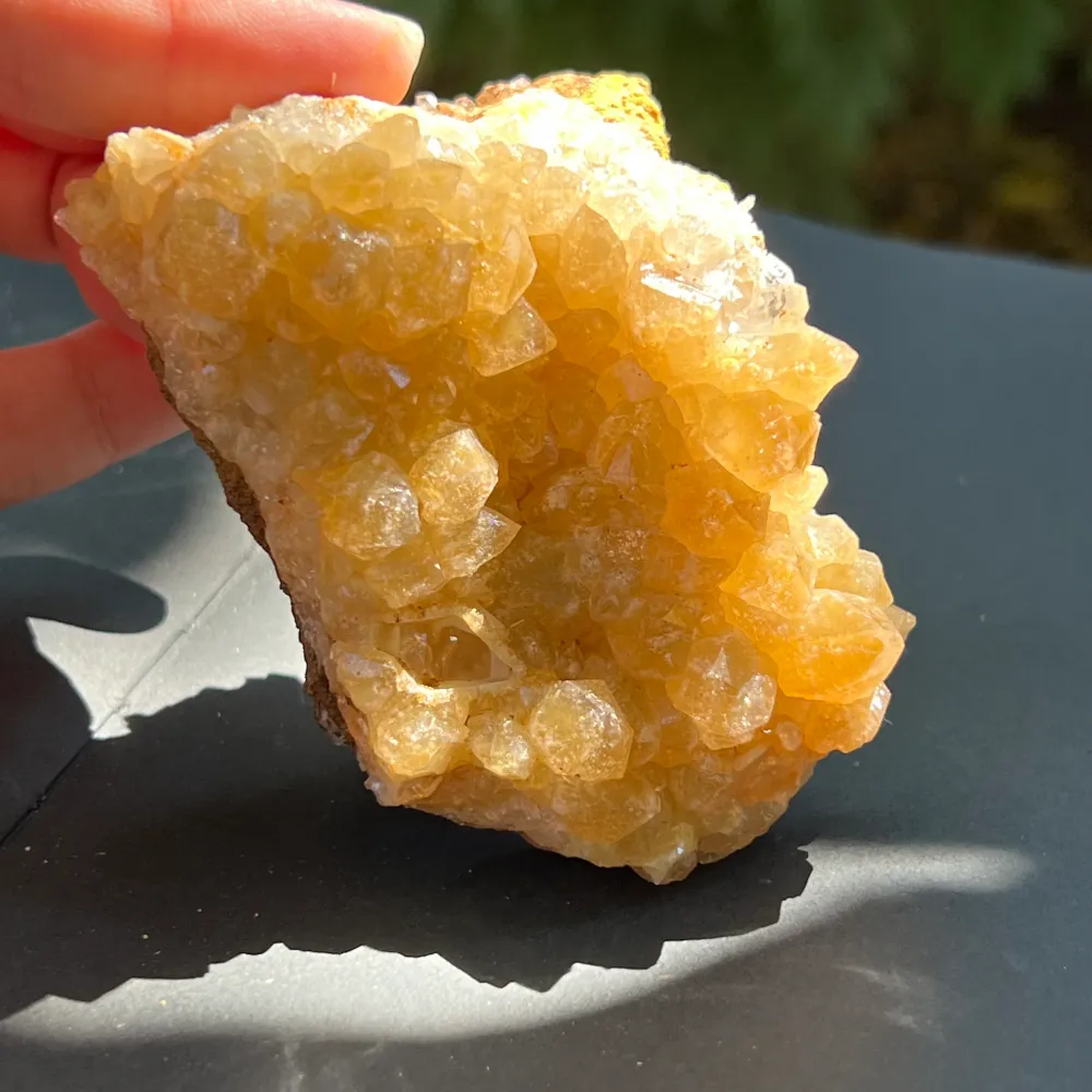 Клъстер лимонов кварц, Golden Healer 5A/3, Замбия