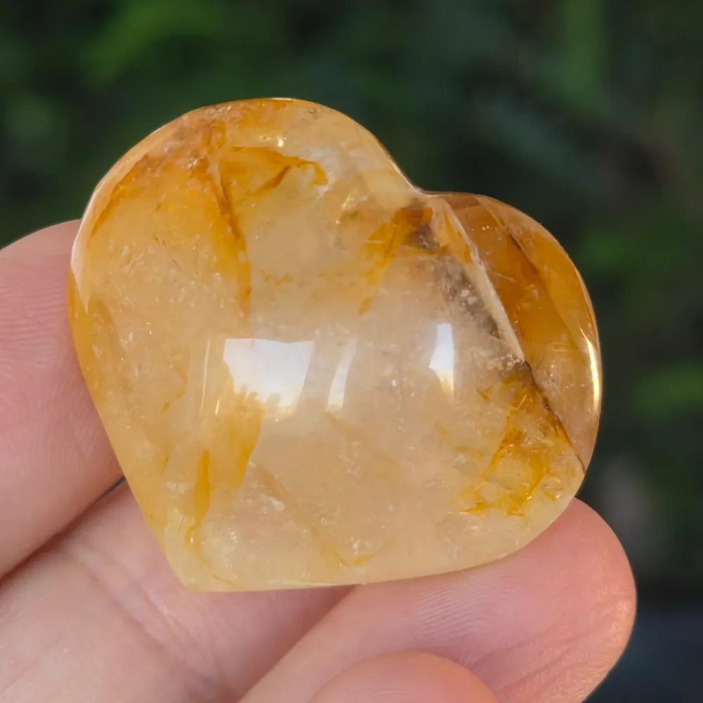 Сърце Golden Healer, цитринов кварц модел mini3