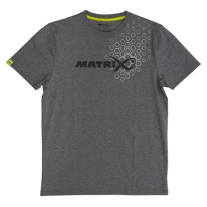 GREY HEX PRINT-T-SHIRT MEDIUM - 🎁