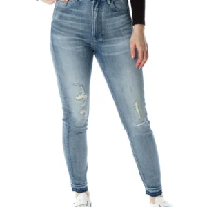 G-STAR Kafey Ultra High Skinny Ripped Ankle Jeans Дамски дънки, сини