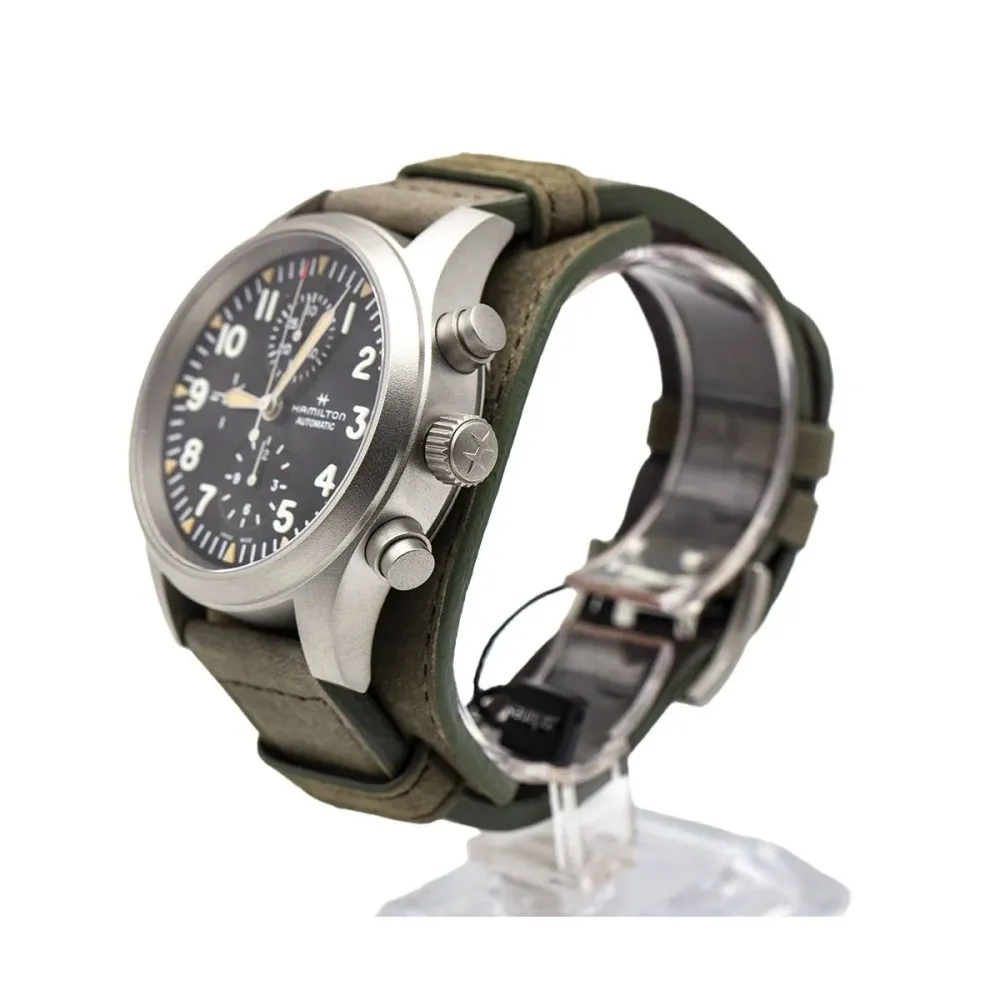 Hamilton Khaki Field - Автоматичен хронограф от стомана, 44 мм