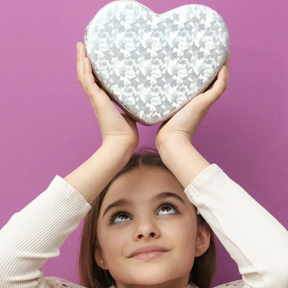 Чанта Holographic heart