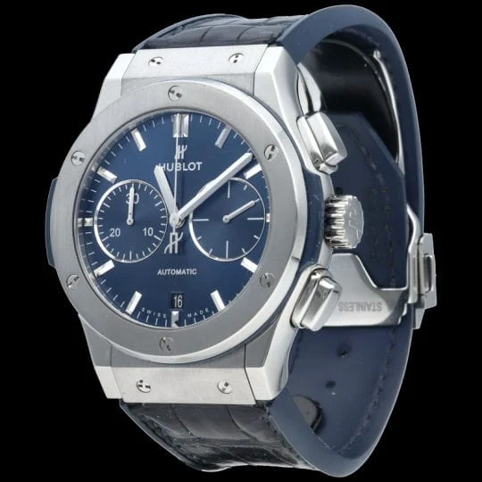 Часовник Hublot Classic Fusion 45 Chronograph Titanium Blue