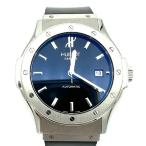HUBLOT - Класически стоманен часовник Fusion, автоматичен 41 мм