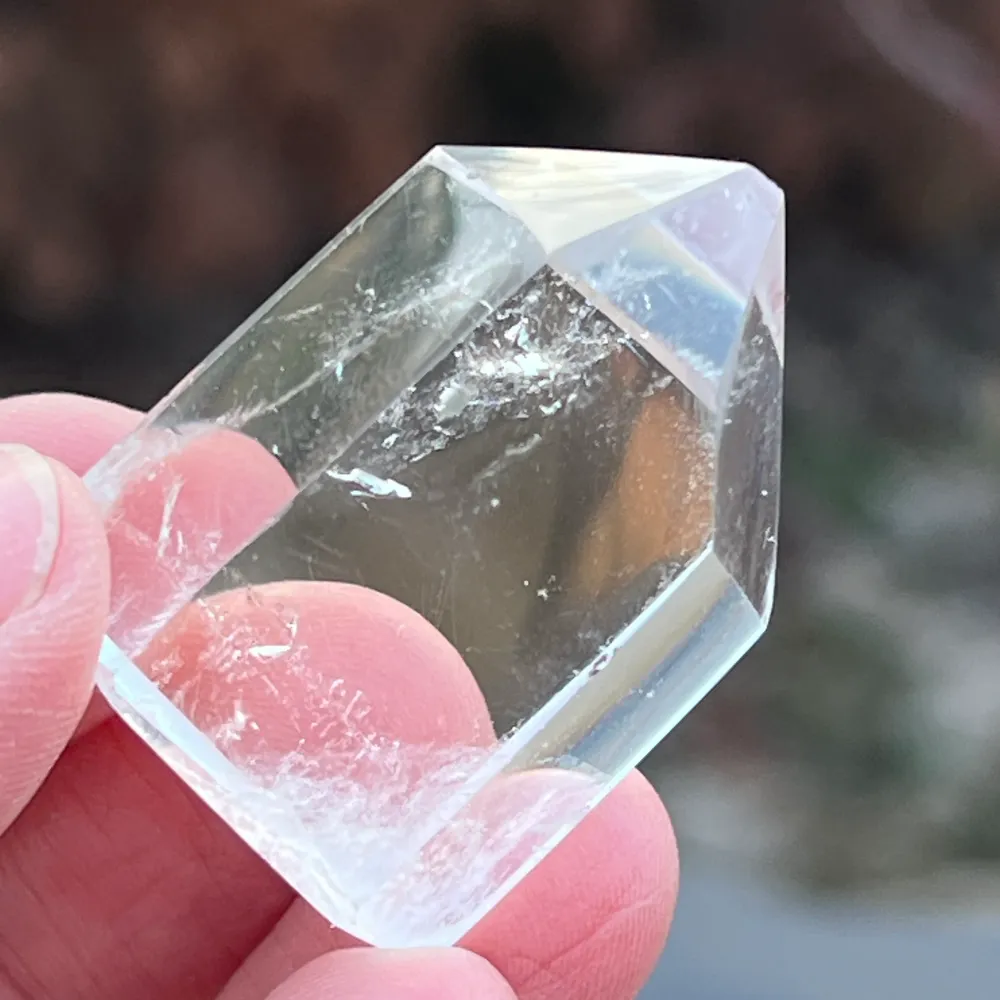 ICY 57 безцветен кристален скален кварцов генератор/накрайник