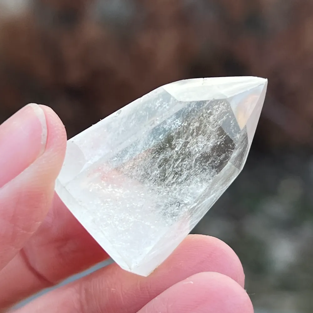 ICY 49 безцветен кристален скален кварцов генератор/ накрайник