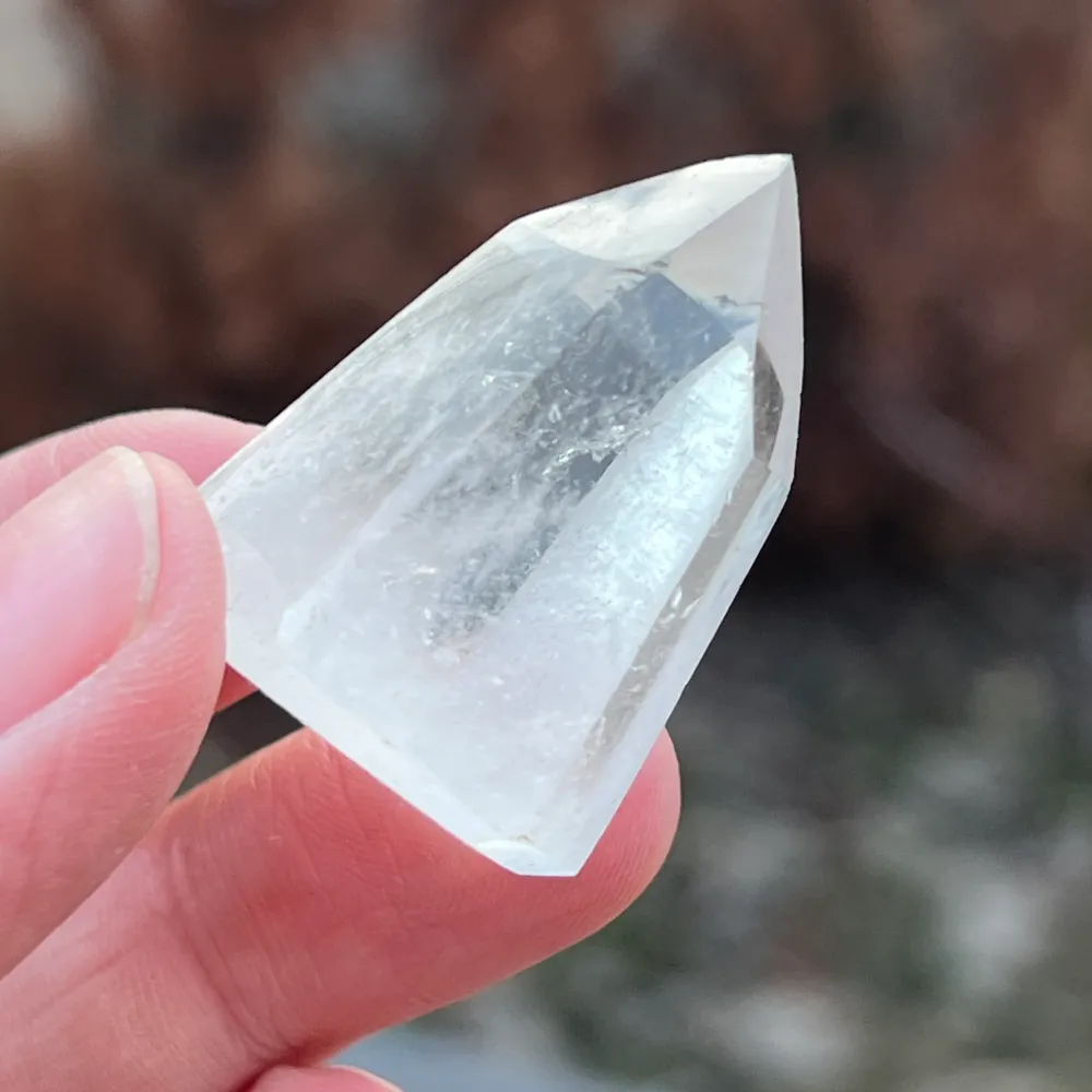 ICY 49 безцветен кристален скален кварцов генератор/ накрайник