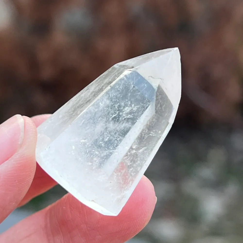 ICY 49 безцветен кристален скален кварцов генератор/ накрайник