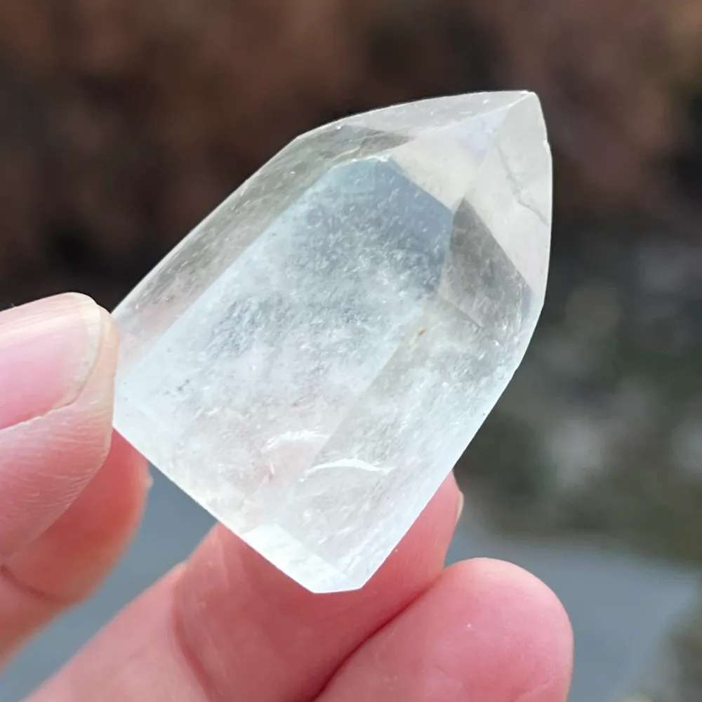 ICY 42 безцветен кристален скален кварцов генератор/ накрайник