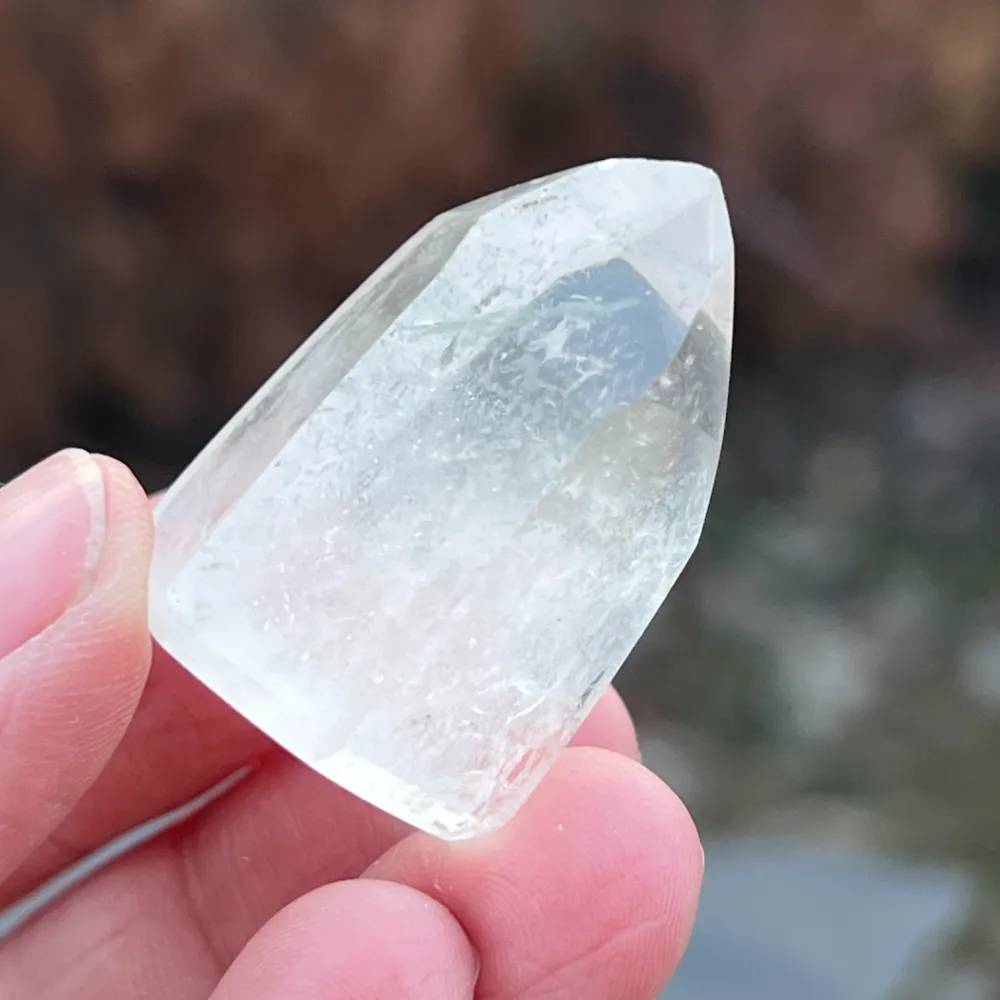 ICY 42 безцветен кристален скален кварцов генератор/ накрайник