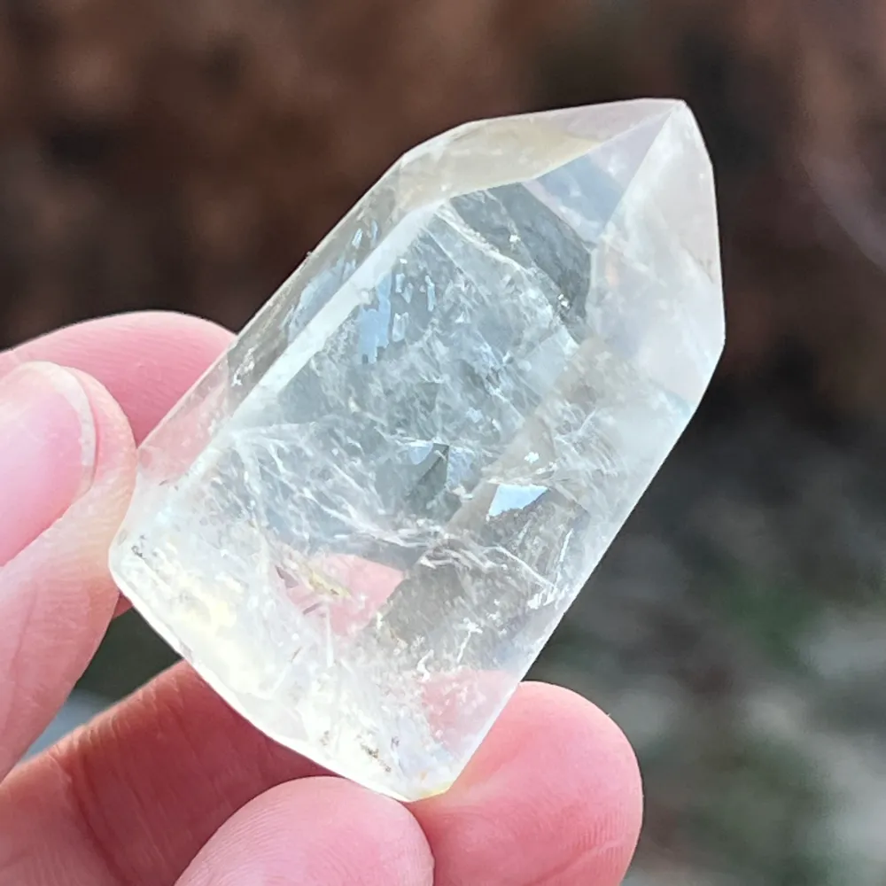ICY 12 безцветен кристален скален кварцов генератор/ накрайник