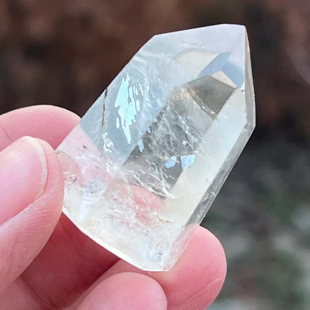 ICY 12 безцветен кристален скален кварцов генератор/ накрайник