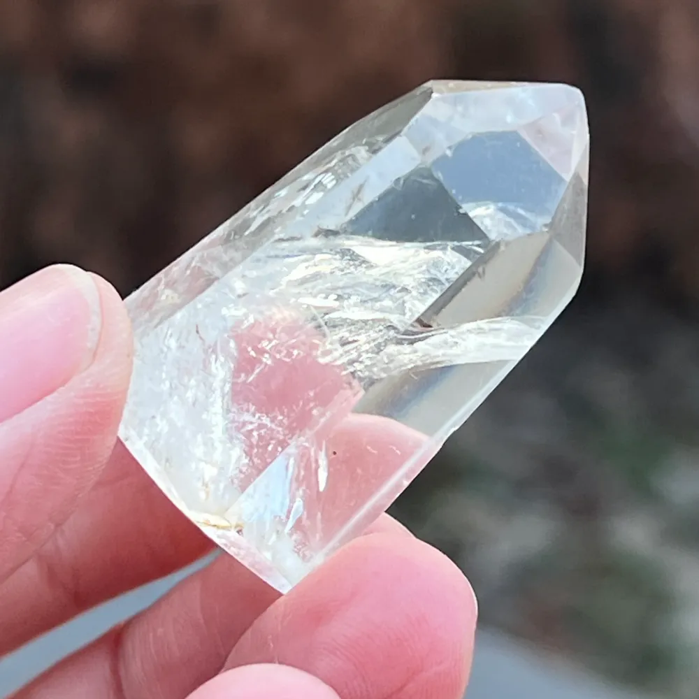 ICY 12 безцветен кристален скален кварцов генератор/ накрайник