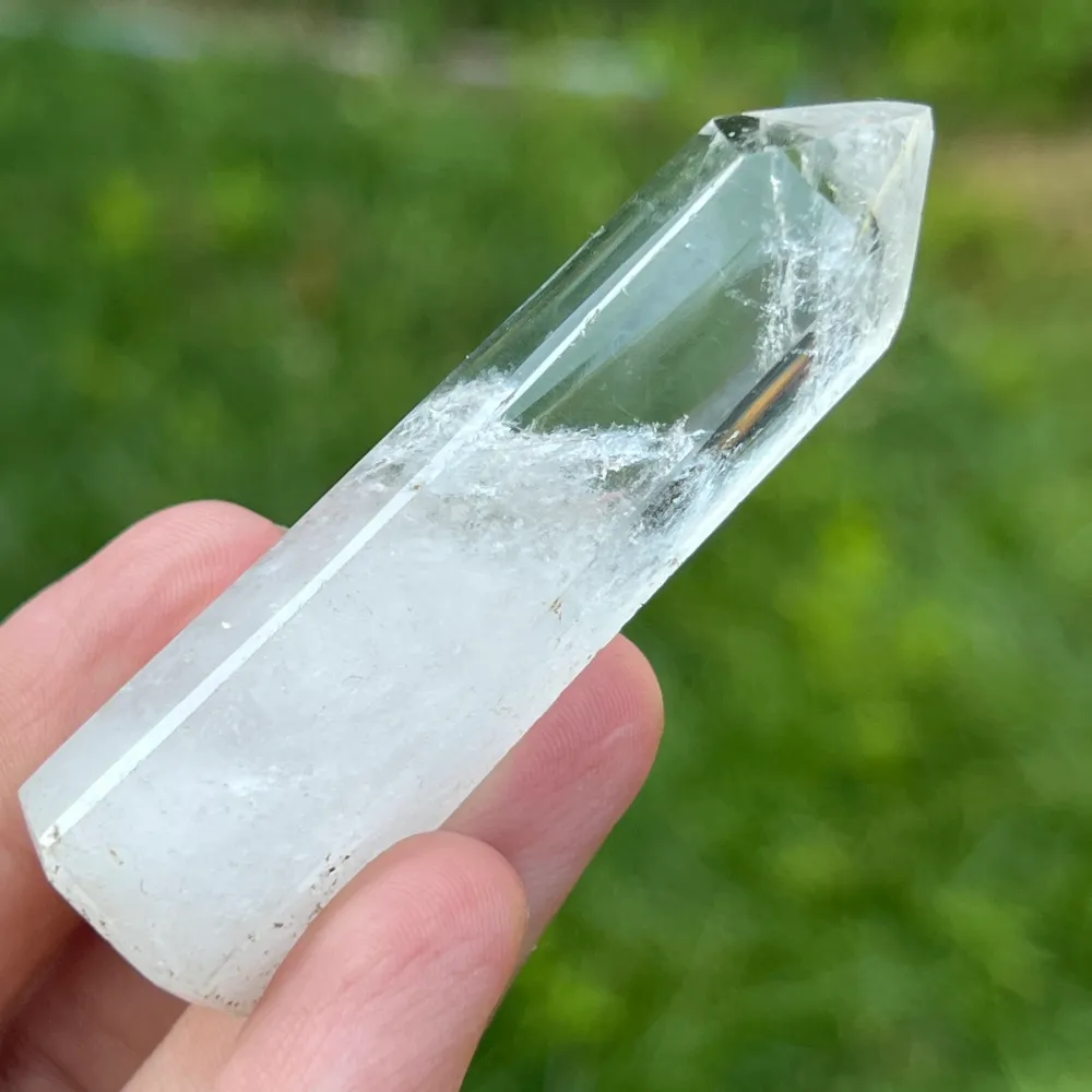 ICY 69 безцветен кристален скален кварцов генератор/ накрайник
