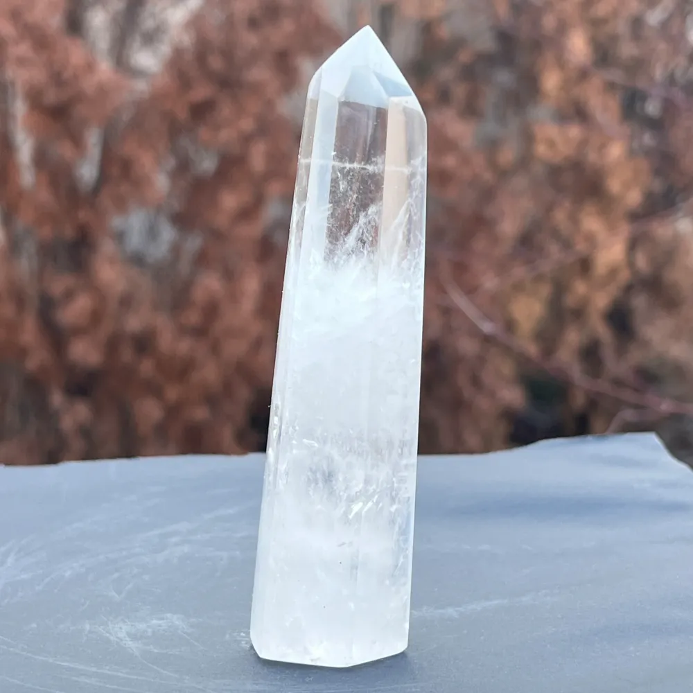 ICY 74 безцветен кристален скален кварцов генератор/ накрайник