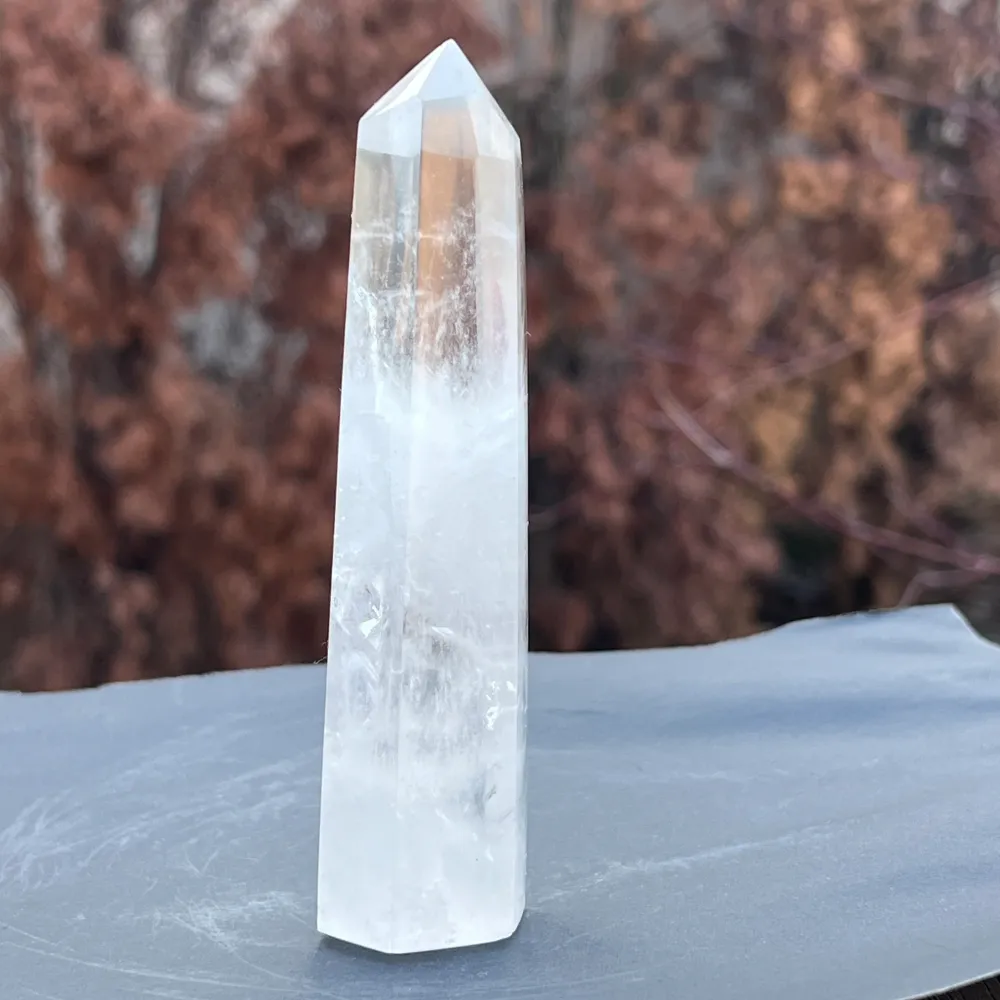 ICY 74 безцветен кристален скален кварцов генератор/ накрайник