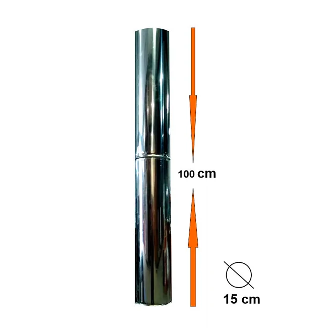Тръба за комин INOX 100см за MAXIMUS 100см AC72F