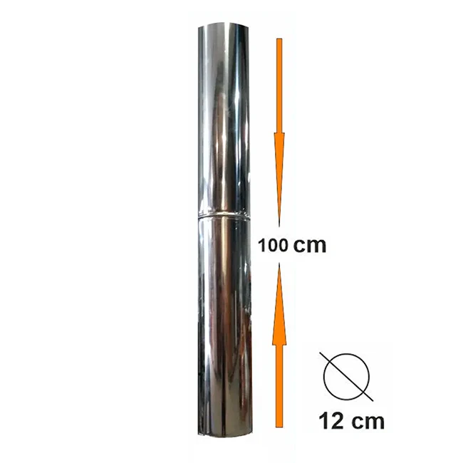 Тръба за комин INOX 100см за MAXIMUS 70см AC71F