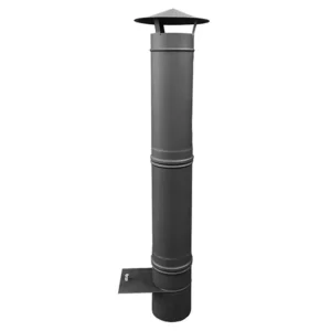 Пълен комин INOX Антрацит за MAXIMUS 100см AC77F