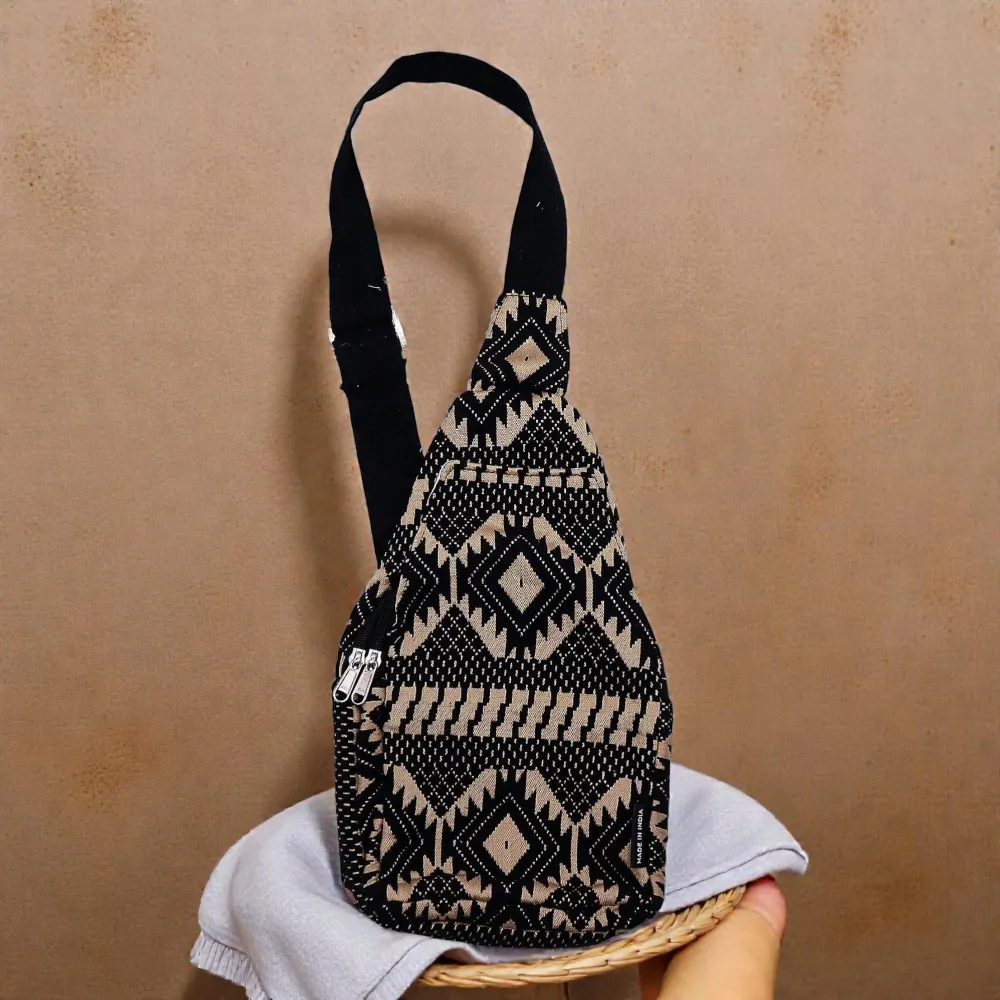 Jacquard естествени чанти – Desert Loom – чанта през рамо