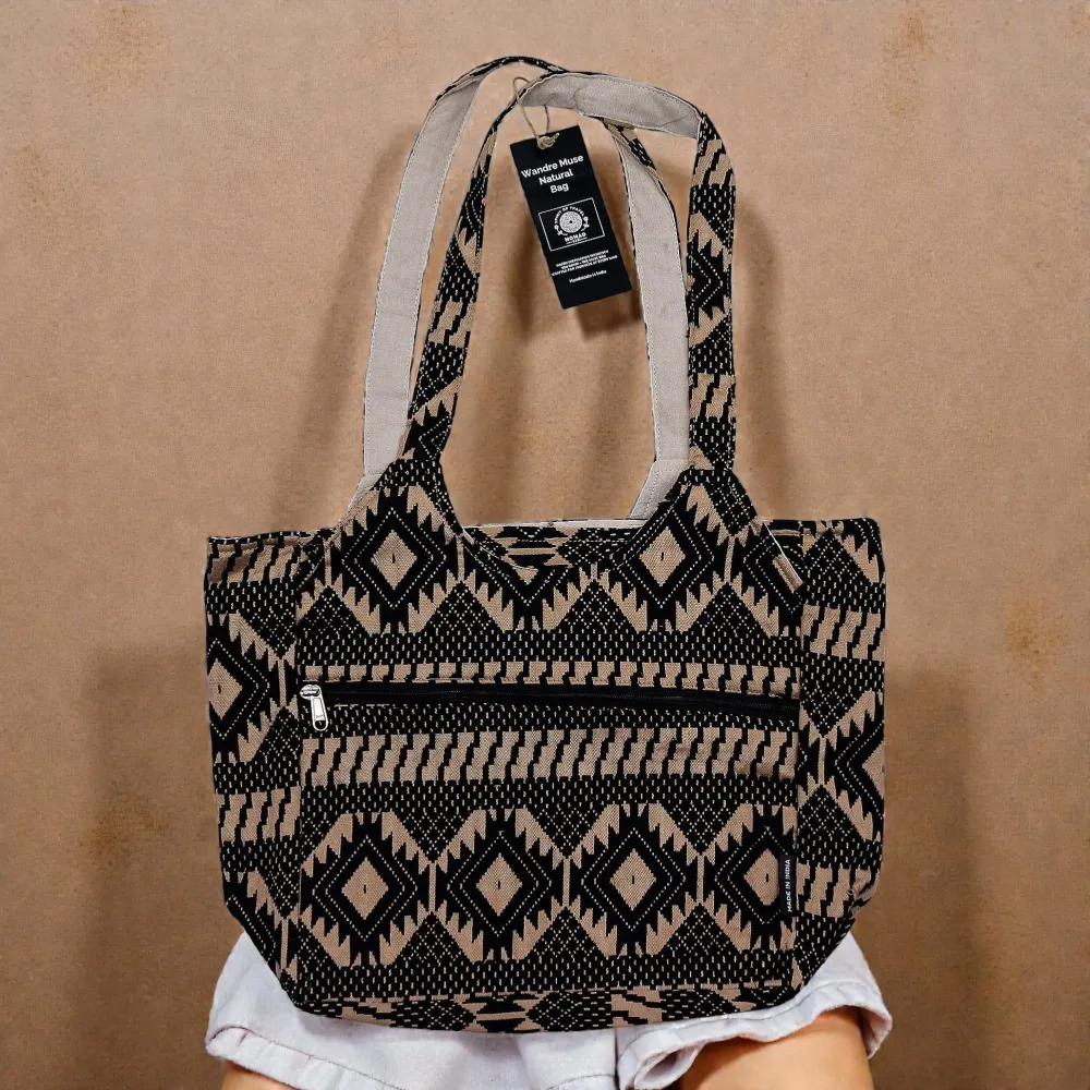 Jacquard естествени чанти – Desert Loom – чанта Wander Muse