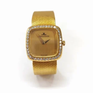 Jaeger-LeCoultre - Дамски часовник от 18K жълто злато и диаманти