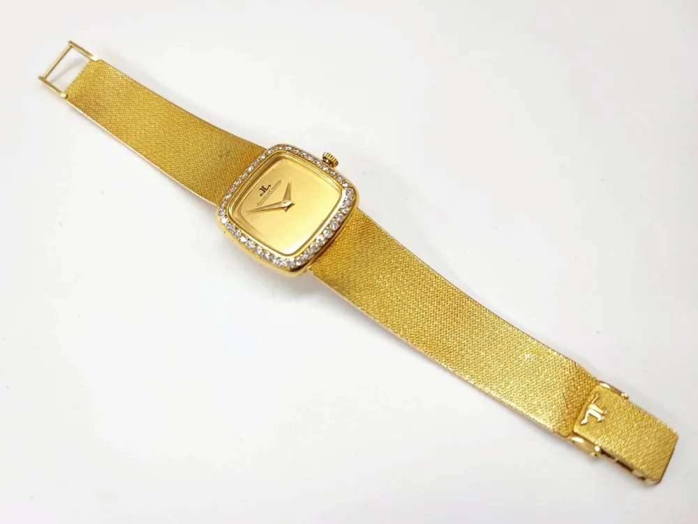 Jaeger-LeCoultre - Дамски часовник от 18K жълто злато и диаманти