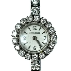 Jaeger-LeCoultre - Часовник с гривна от диаманти и бяло злато