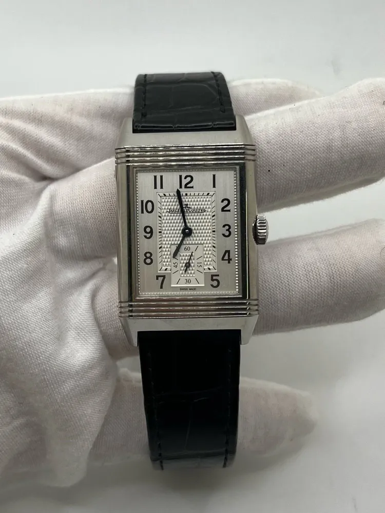 Jaeger-LeCoultre Reverso Classic Малък Голям Малък 214.8.62 Пълен Set 2017 + Сгъваема закопчалка