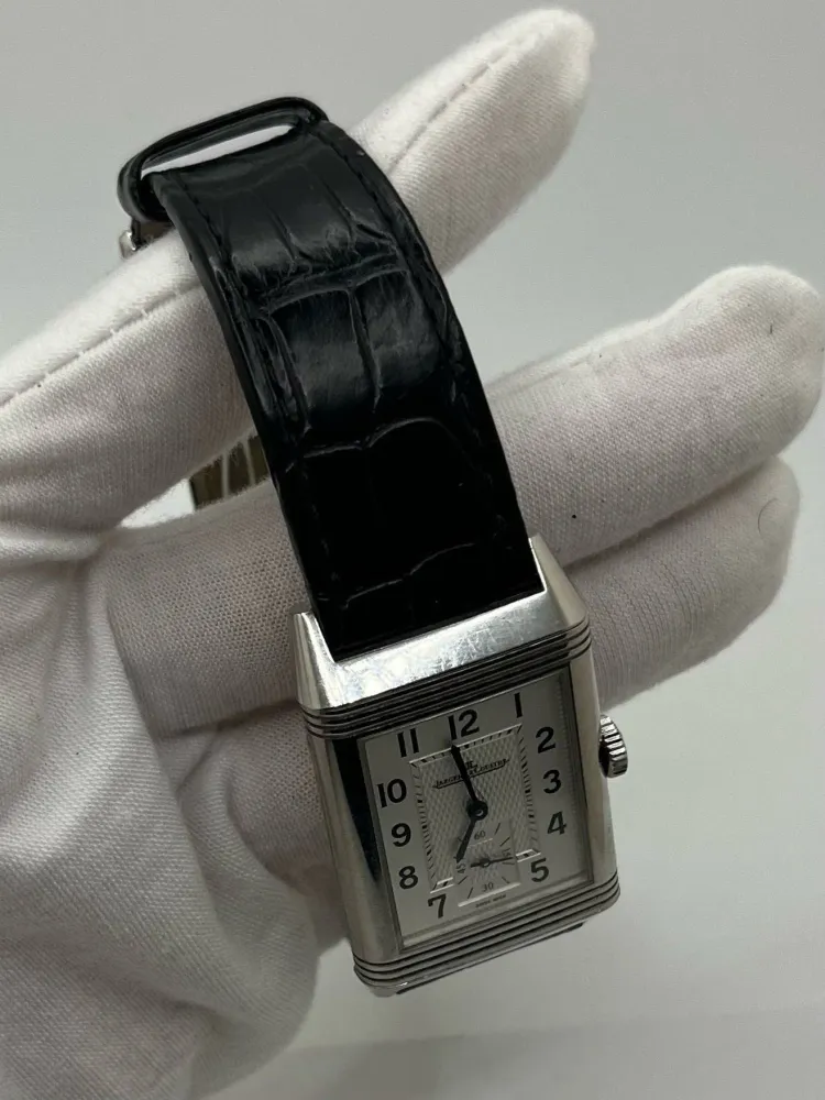 Jaeger-LeCoultre Reverso Classic Малък Голям Малък 214.8.62 Пълен Set 2017 + Сгъваема закопчалка
