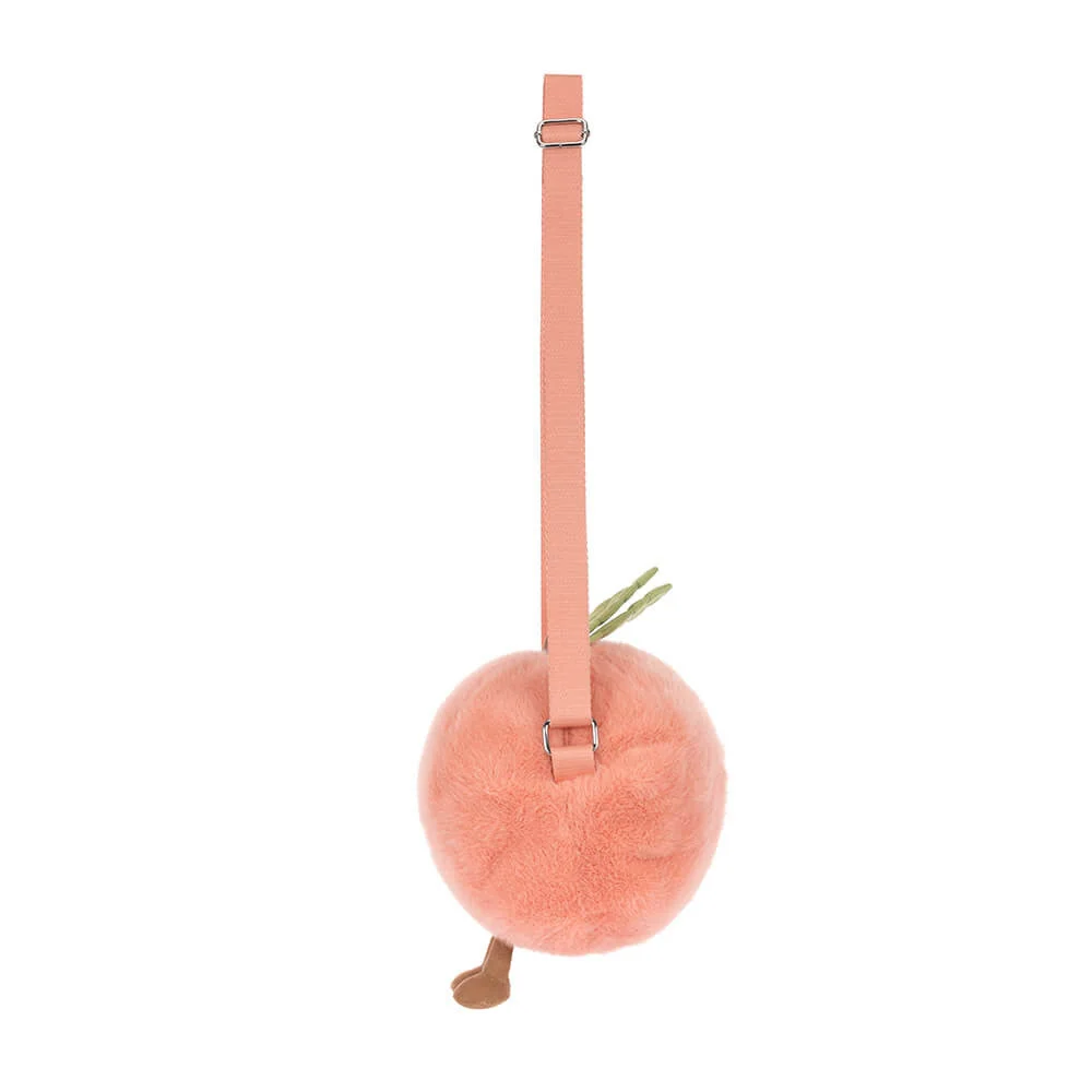 Jellycat Детска чанта за рамо "Праскова" 15 cm