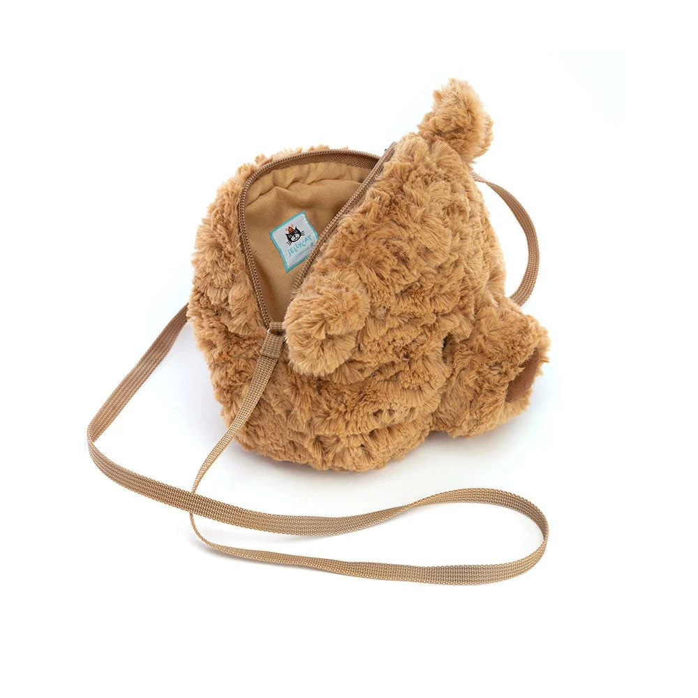 Jellycat Детска чанта за рамо Мечо Бартоломей 18 см