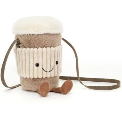Jellycat Детска чанта за рамо Funny Cup On Move 22 cm