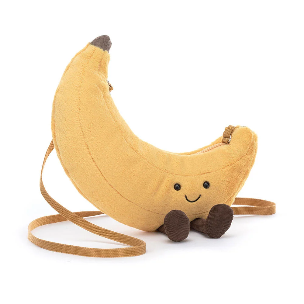 Jellycat Детска чанта за рамо Happy Banana 22 cm