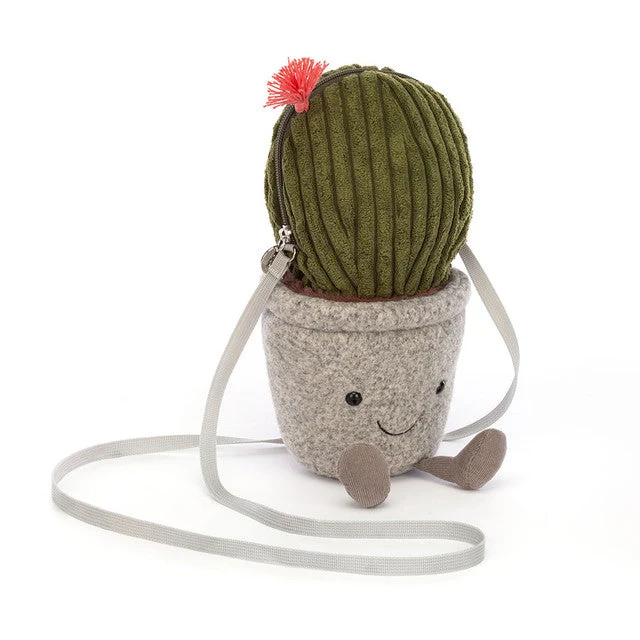 Jellycat Детска чанта за рамо Happy Flowering Cactus 25 cm
