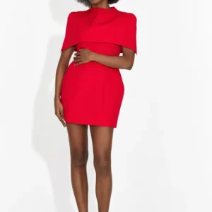 Къса червена рокля за жени на Jimenia Bogas