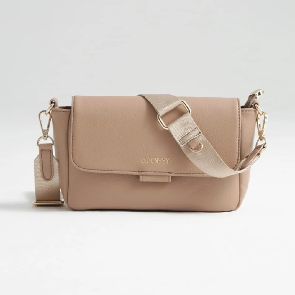 Joissy малка дамска чанта за майка кросбоди Kenza blush beige