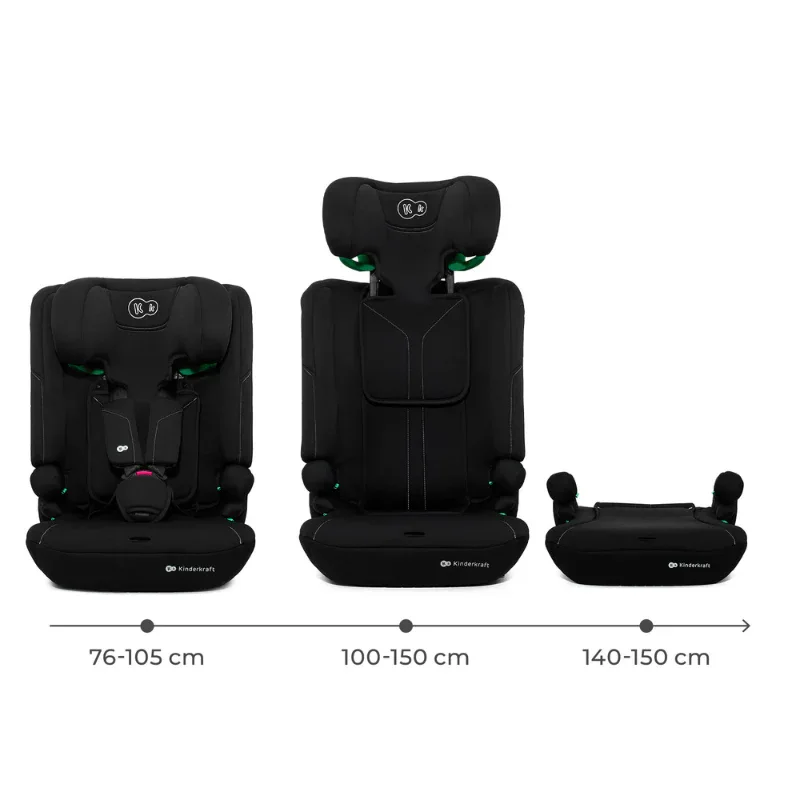 Kinderkraft I-COMFY i-Size столче за кола BLACK