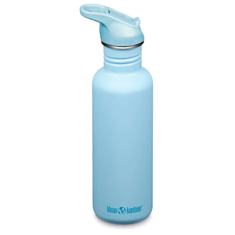 Klean Kanteen Classic бутилка за пиене - Flip/Seal SportCap - 800ml - Clear Sky
