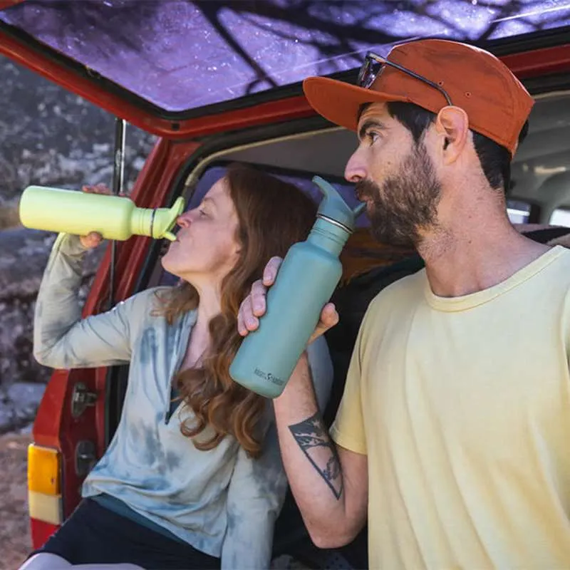 Klean Kanteen Classic бутилка за пиене - Flip/Seal SportCap - 800ml - Shadow Lime