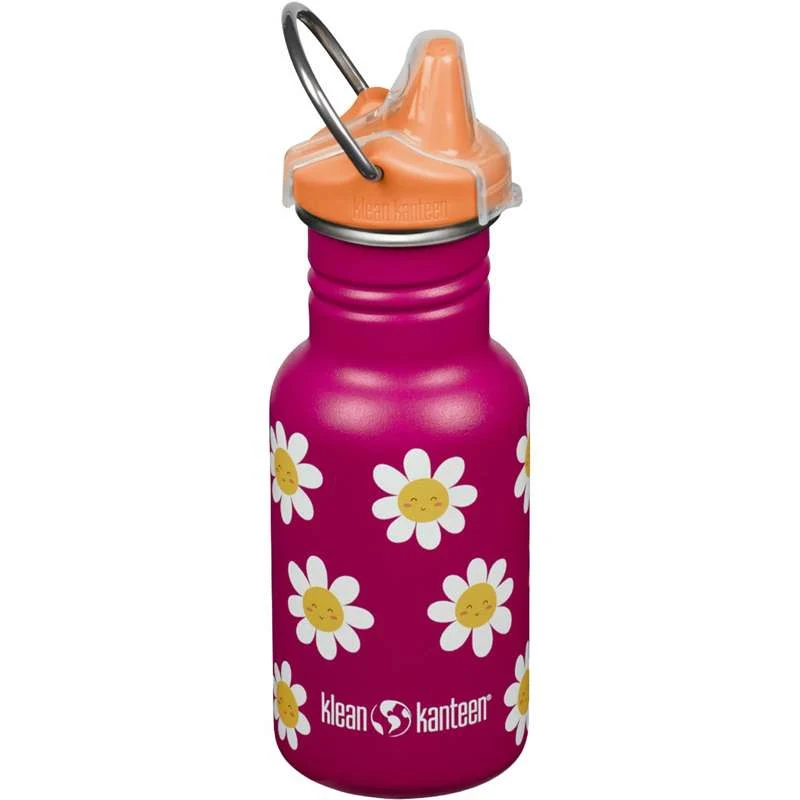 Klean Kanteen Classic Чаша за пиене - Kid SippyCap - 355ml - Щастливи цветя