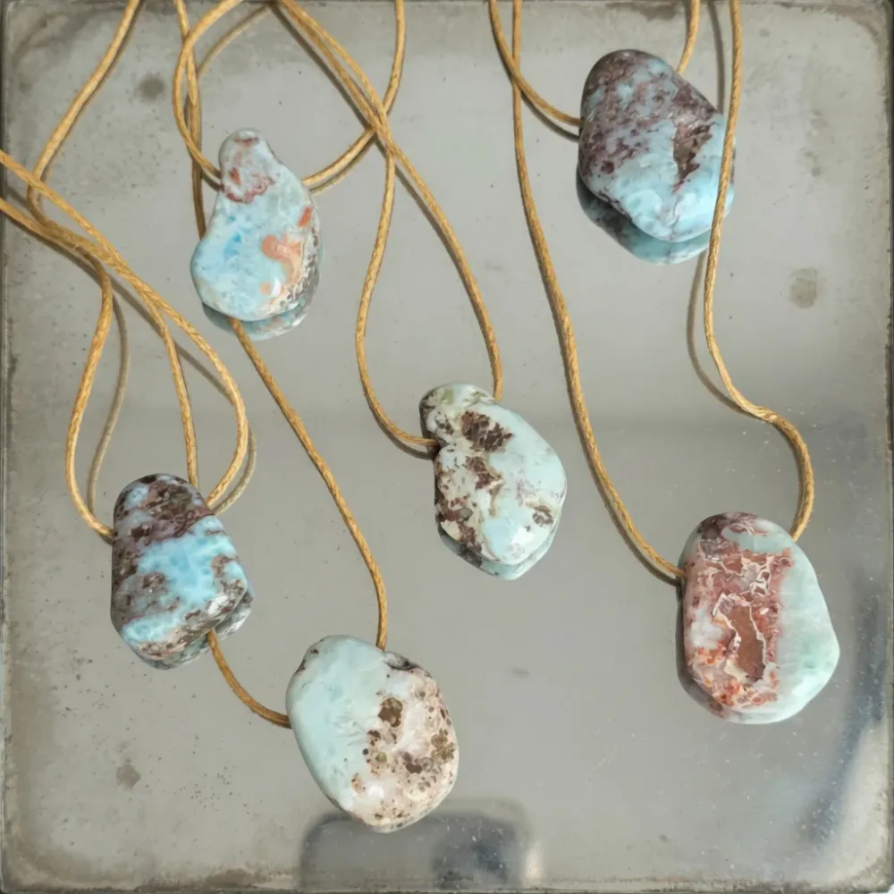 Колие с висулка larimar DROP