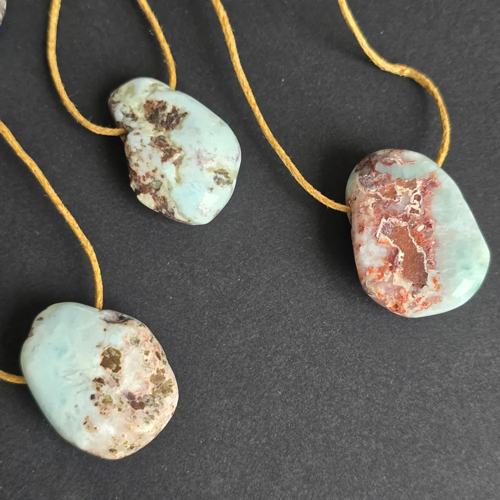 Колие с висулка larimar DROP