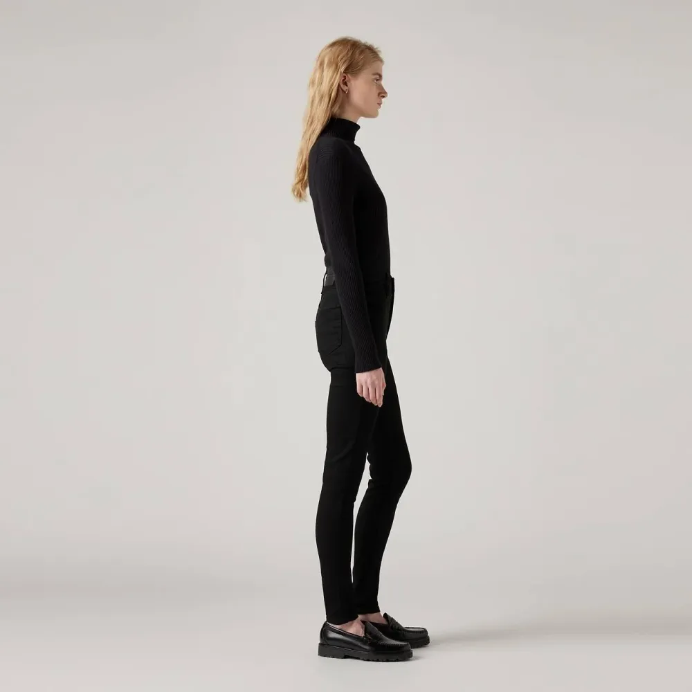 Levi's 720 Дамски тесни дънки с висока талия, черни