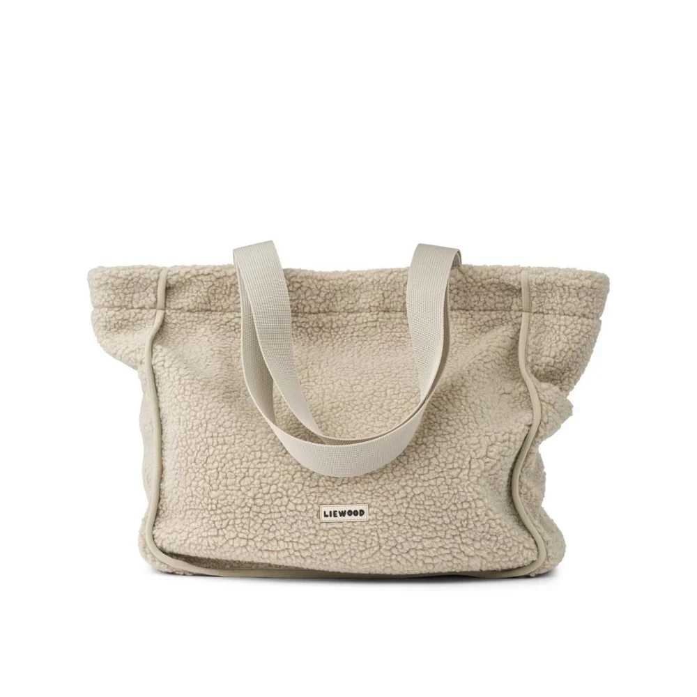 Liewood Fleece Mom Pile Tote Bag Mist